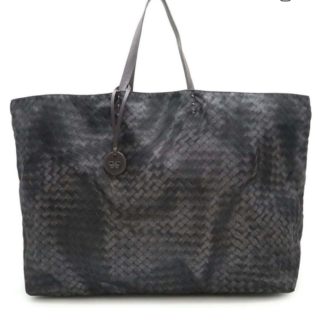 Bottega Veneta Gray Intreccio Tote Bag